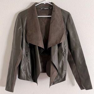 Faux leather jacket